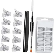 Minkissy Manicure Extension Nails Paper Gel Crystal Nail Molds Art Stencils Use