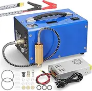 4500PSI Electric High Pressure Compressor with Barometer Portable Automatic Shutdown Compressor Pump Compressor with Transformer