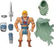Masters of the Universe Origins Turtles of Grayskull Stealth Ninja He-Man Posable Action Figure Toy, Teenage Mutant Ninja & Motu Crossover