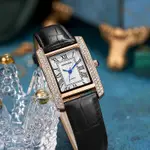 KIMSDUN/金詩頓品牌新款韓式時尚方形水鉆石英錶 女士防水手錶 高顔值女錶 女用手錶