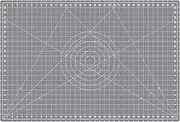 24" x 36" Self Healing Folding Cutting Mat with Grid for Quilting, Sewing, Craft Hobby Board Sewing Cutting Mat for Quilting, Leather, Fabric, Crafting, Scrapbooking, Art, Clay