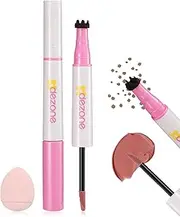 DAGEDA Freckle Blush Makeup Pencil, 2 in 1 Liquid Freckle Pen and Cream Blush,Quick-dry, Lifelike Natural Freckles,Suitable for Natural Sun-kissed Face Makeup 01