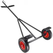 VEVOR Boat Trailer Dolly, 190 kg Load Capacity, Carbon Steel Trailer Mover with 244-294 cm Adjustable Length, 40.6 cm Pneumatic Tires & Nonslip Suppor