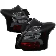 Spyder 12-14 Ford Focus 5DR LED Tail Lights - Black Smoke (ALT-YD-FF12-LED-BSM) (for: Ford)