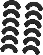 12Pcs Barbell Pad Durable Shock Absorbing Fitness Protective Cushions for Weight Lifting Gym Home Use Crescent Dumbbell Rack Stability Pads