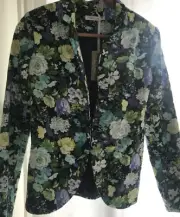 FOXX FOE Womens Blazer/Jacket Floral Size 8 BNWT