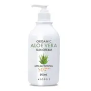 Ayodele Natural Aloe Vera Sun Cream SPF50+ PA+++, 500ml New/Sealed