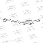Redback Cat Conv Bolt On to suit Renault Scenic RX4 - C6032