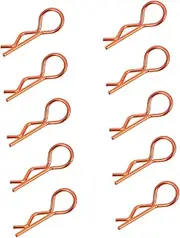 FIXOSHEE 20pcs R Shape Spring Clip Durable R Shape Spring Pin for and Portability for Automotive and Machinery Applications