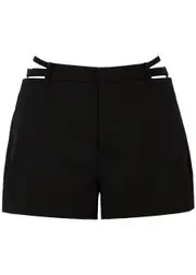 Dion Lee Twill Shorts - Black - S (UK8-10 / S) S (UK8-10 / S)
