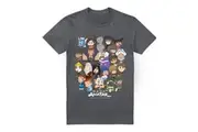 Avatar: The Last Airbender Mens Chibi Group T-Shirt (Charcoal) - UTTV6524
