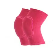 2SET Black Children Thick Anti-collision Sponge Knee Pads Sports Protective Gear SIZE:L