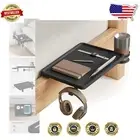Clip-On Bedside Shelf for Bunk Beds - Efficient Dorm Room Storage Solution