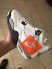 Jordan 4 White Cement GS 2025 Size 6.5
