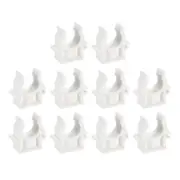 PVC Water Pipe Clamps, 50pcs Fit for 20mm(3/4") OD U-Shaped Pipe Clamps Clips