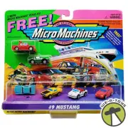 Micro Machines #9 Mustang Collection with 2 Bonus Cars 1995 Galoob 66166