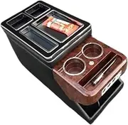 Arm Storage Box for KIA for Sorento 2021+ Car Interior Front Armrest Box with USB Cup Holder Atmosphere Light Storage Box(No Wireless Charge 4)