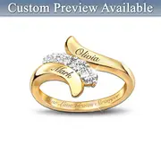 Our Love Grows Stronger Personalised Journey Ring