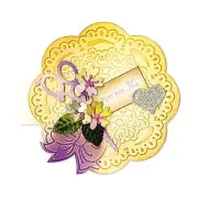 Sizzix Bigz XL Scallop Circle Card die #657758 Retail $40 Retired SO Beautiful