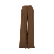 [LOULOU STUDIO] LOULOU STUDIO 'Osilo' stretch wool pants Woman 38 38 Brown