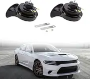 2PCS Truck Horn, Loud Car Horn, Waterproof Air Horns, 300DB Super Loud Car Horn, Train Snail Horn, Super Loud Electric Air Horn Car Exterior Accessories Universal for Car, SUV, Motorcycle, Truck