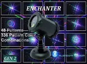 SL-41 - 3D The Enchanter 48 Pattern Laser Christmas Light with Bluetooth Speaker