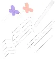 Homoyoyo Jewelry Making Kit Bead Needles Set Large Hole Needles for Beads Random Color
