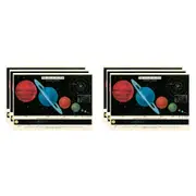 6x Cavallini Paper Poster Prints/Gift Wrap Wall Art Decor 70x50cm Solar System