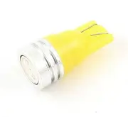 Ruilogod Car T10 W5W 168 Yellow LED 1W DC suitablevoltageV Turn Dashboard Wedge Light Lamp