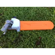 9 Teeth Rotating Polesaw Head w/ 12in Bar and Chain