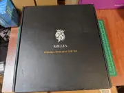 Kollea Gifts for Grandpa 27 Oz Whiskey Decanter Set with 2 Glasses and coasters