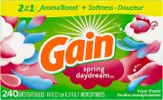 Gain Dryer Sheets, 240 Count, Original Scent Laundry Fabric Softener Sheets Wit