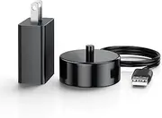 Replacement Charger Base Compatible with Philips Sonicare 5500 5300 4100 3100 2100 1100 Series Rechargeable Electric Toothbrush HX3681 Power Brush USB Waterproof Charging Base Power Cord - Black