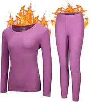 [Mr.Color] Thermal Underwear for Women Purple