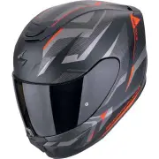 EXO-391 Aaxo Black Red Full Face Helmet