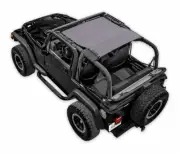SpiderWebShade Mesh Bikini Top-Grey, for Jeep TJ; SWS-SHDTOP-01-KRWL-GRY