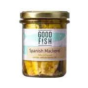 Good Fish Spanish Mackerel in Extra Virgin Organic Olive Oil JAR Bulk Buy