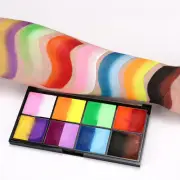 Face Body Paint Set Painting Palette Cosplay Face Painting Pigment for Halloween
