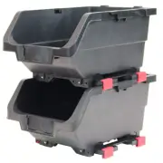 Husky 1008-406-264 8x12x6 Stackable Storage Bins (2-pack)