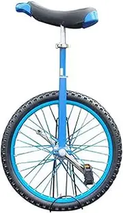 14/16/18/20 Inch Wheel Unicycle for Tall People, Starter Beginner Uni-Cycle, Kids Adults Outdoor Sports, Blue (Color : Blue, Size : 18") Durable TDF