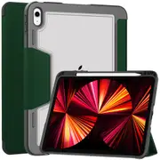 MCC Shockproof iPad Air 4 2020 4th Gen Tri-Fold Case Cover Apple Pencil Slot Kids [Dark Green]