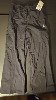 Jordan Big Kid's Double Woven Pants Youth Girls XL 13-15 Yrs Black Nylon