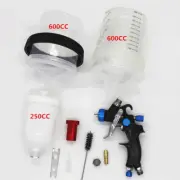 Mini HVLP Spray Gun Car Detail Touch Up Paint Sprayer Spot Repair 1.0mm w/ Cup
