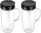 22 OZ Tall Mug Cup with Flip Top To-Go Lid - Replacement Part Handle...