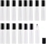DACUAN 20Pcs 10 Ml Essential Oil Glass Roller Bottles with Roller Balls and L...