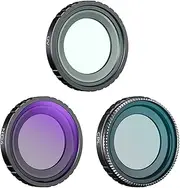 K&F Concept GO 3S UV CPL ND Filters Kit (3 Pack), UV CPL ND4 Filter Compatible with Insta360 GO 3S with 28 Multi-Layer Coated, (NOT for Insta360 GO 3)