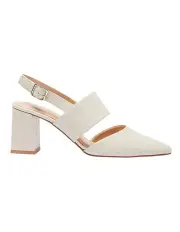 [Sandler] Kitson Heeled Shoes In Ivory Leather