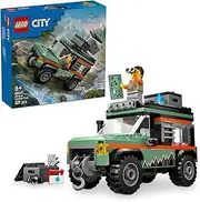 LEGO City Off-Road 4x4 Mountain Truck Toy for 6+ Year Old Boys & Girls, Kids Toy Vehicle with an Explorer Minifigure & Accessories, Outdoor Adventure Building Construction Playset 60447