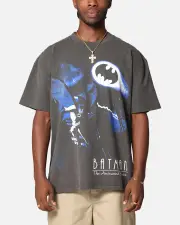 [AMERICAN THRIFT] American Thrift X Dc Batman The Animated Series Heavy T-shirt Black Wash - Size XL XL Black Wash