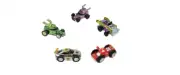 Z Pull Backs Toys 5 Pull Back Vehicle Asst by Z Wind Ups-Nitro, Rowdy, Dragster,